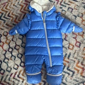Michael kors baby snowsuit 0-6 months, like new